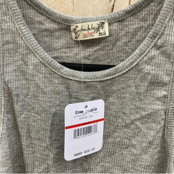 Free People High Neck Ribbed Tank - Picture 2 of 3